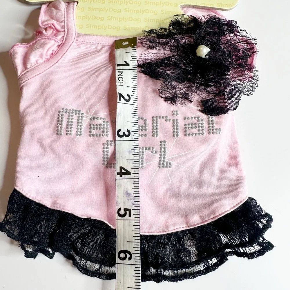 Pink Madonna/Material Girl Dog/Puppy Dress/Costume - NWT - size XXS